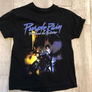 Prince Purple Rain T-shirt Size Medium